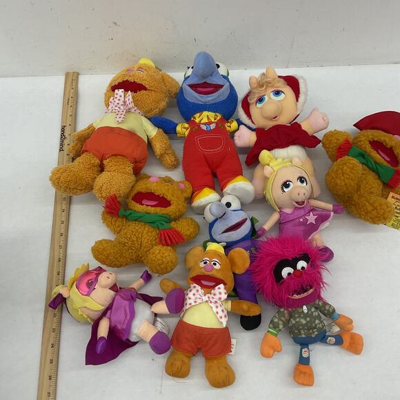 Preowned Mixed LOT 3 lbs The Muppets Muppet Babies Plush Dolls Stuffed Animals - Picture 4 of 8